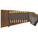 GrovTec US Buttstock Cartridge Shell Holder - Rifle Open Style, 9 Loops, Black, GTAC81