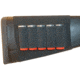 GrovTec US Buttstock Cartridge Shell Holder - Shotgun Open Style, 5 Loops, Black, GTAC82