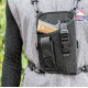 GrovTec US 5in Barrel Large Semi-Auto Trail Pack Holster, Black, GTHL14905R