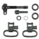 GrovTec US Remington Rifle Locking Swivel Set, Remington 742 ADL, Black, GTSW17