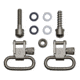GrovTec US Machine Screw Forend Locking Swivel Set, 1in, Nickel, GTSW09