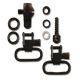 GrovTec US Pumps &amp; Autos w/replacement Mag Cap Shotgun Locking Swivel Set, Black, GTSW33