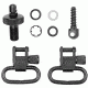 GrovTec US Shotgun Locking Swivel Set, For Mossberg 500, 20 Gauge, Black, GTSW90