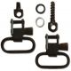 GrovTec US Mossberg 500 Shotgun Locking Swivel Set, Black, GTSW31