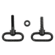 GrovTec US Non-Detachable Locking Swivel Set, 1.25in Loop, Machine Screw Forend, Black, GTSW77