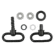 GrovTec US Non-Detachable Locking Swivel Set, 1in Loop, For Pump &amp; Auto Shotguns, Black, GTSW20