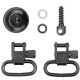GrovTec US Remington 870 Express-12 gauge Shotgun Locking Swivel Set, Black, GTSW34