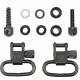 GrovTec US Slotted Sling Swivel Assembly, Black, GTSW12