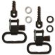 GrovTec US Wood Screw Forend Locking Swivel Set, 1in Loops Black-Oxide Finish, GTSW23