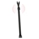 Guard Dog Security DoorKeeper Adjustable Security Door Bar with Alarm, Black, One Size, DS-GDDK-BK-AL
