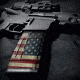 GunSkins AR-15 Mag Skin, America, One Size Fits All, ar-15-single-mag-skin-america
