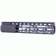 GUNTEC USA 10in Air Lite M-Lok Free Floating Handguard with Monolithic Top Rail, Black GT-10MLK-AL