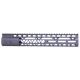 Guntec USA Air Lite M-Lok Free Floating Handguard w/Monolithic Top Rail, 12in, Black, GT-12MLK-AL