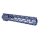 Guntec USA 12in AIR-LOK Series M-LOK Compression Free Floating Handguard With Monolithic Top Rail .308 Cal, Anodized Grey, GT-12ALC-308-GREY