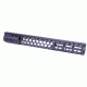 GUNTEC USA 15in Air Lite Series Honeycomb M-Lok Free Floating Handguard with Monolithic Top Rail, Black GT-15HC-AL-MLK