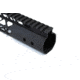 GUNTEC USA 15in Air Lite Series M-LOK Free Floating Handguard w/Monolithic Top Rail, .308 Cal, Black, GT-15MLK-AL-308