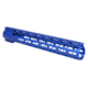 Guntec USA 15in AIR-LOK Series M-LOK Compression Free Floating Handguard With Monolithic Top Rail .308 Cal, Anodized Blue, GT-15ALC-308-BLUE