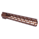Guntec USA 15in AIR-LOK Series M-LOK Compression Free Floating Handguard With Monolithic Top Rail .308 Cal, Anodized Bronze, GT-15ALC-308-BRZ
