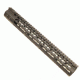 GUNTEC USA 15in Ultra Lightweight Thin M-Lok System Free Floating Handguard w/Monolithic Top Rail,Black GT-15MLK