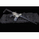 GUNTEC USA 15in Ultra Lightweight Thin M-Lok System Free Floating Handguard w/Monolithic Top Rail,Black GT-15MLK
