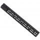 Guntec USA Ultra Lightweight Thin M-Lok Free Floating Handguard w/Monolithic Top Rail, .308 Cal, 16.5in, Black, GT-16.5MLK-308