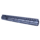 Guntec USA .308 Caliber Ultra Lightweight Thin M-LOK System Free Floating Handguard w/Monolithic Top Rail, 15in, Anodized Grey, GT-15MLK-308-GREY
