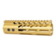 Guntec USA .308 Caliber Ultra Lightweight Thin M-LOK System Free Floating Handguard w/Monolithic Top Rail, 7in, Anodized Gold, GT-7MLK-308-GOLD