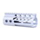 Guntec USA 5'' Ultra Lightweight Thin M-LOK Free Floating Handguard w/ Monolithic Top Rail, Anodized Clear, GT-5MLK-CLEAR