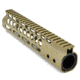 GUNTEC USA 9in Ultra Lightweight Thin M-Lok System Free Floating Handguard w/Monolithic Top Rail,Cerakote Flat Dark Earth GT-9MLK-FDE