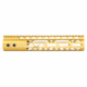 Guntec USA Air Lite M-LOK Free Floating Handguard w/Monolithic Top Rail, 10in, Gold, GT-10MLK-AL-GOLD