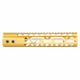 Guntec USA Air Lite M-LOK Free Floating Handguard w/Monolithic Top Rail, 10in, Gold, GT-10MLK-AL-GOLD