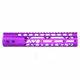 Guntec USA Air Lite M-LOK Free Floating Handguard w/Monolithic Top Rail, 10in, Purple, GT-10MLK-AL-PURPLE