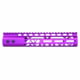 Guntec USA Air Lite M-LOK Free Floating Handguard w/Monolithic Top Rail, 10in, Purple, GT-10MLK-AL-PURPLE