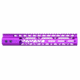 Guntec USA Air Lite M-LOK Free Floating Handguard w/Monolithic Top Rail, 12in, Purple, GT-12MLK-AL-PURPLE