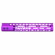 Guntec USA Air Lite M-LOK Free Floating Handguard w/Monolithic Top Rail, 12in, Purple, GT-12MLK-AL-PURPLE