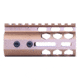 Guntec USA Air Lite Series Honeycomb M-LOK Free Floating Handguard w/ Monolithic Top Rail, 4in, Anodized Bronze, GT-4HC-AL-MLK-BRZ