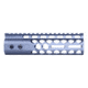 Guntec USA Air Lite Series Honeycomb M-LOK Free Floating Handguard w/ Monolithic Top Rail, 7in, Anodized Grey, GT-7HC-AL-MLK-GREY