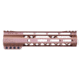 Guntec USA AIR-LOK Series M-LOK Compression Gen 2 Free Floating Handguard w/Monolithic Top Rail, 9in, Bronze, GT-9ALC-G2-BRZ