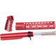 Guntec USA AR-15 10in Pistol Brace Build Kit With Milspec Buffer Tube, Anodized Red, ULTRA-BBK10-RED