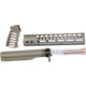 Guntec USA AR-15 10in Pistol Brace Build Kit With Milspec Buffer Tube, Cerakote Flat Dark Earth, ULTRA-BBK10-FDE
