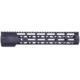 Guntec USA AR-15 12in Air-Lok Series M-LOK Compression Free Floating Handguard w/ Monolithic Top Rail, Anodized Black, GT-12ALC