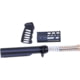 Guntec USA AR-15 4in Pistol Brace Build Kit With Milspec Buffer Tube, Anodized Black, ULTRA-BBK4-BLACK