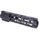 Guntec USA AR-15 9in Air-Lok Series M-LOK Compression Free Floating Handguard w/ Monolithic Top Rail, Gen 2, Anodized Black, GT-9ALC-G2