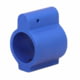Guntec USA AR-15 Aluminum Low Profile .750 Gas Block, Anodized Blue, GT750L-BLUE