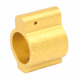 Guntec USA AR-15 Aluminum Low Profile .750 Gas Block, Anodized Gold, GT750L-GOLD