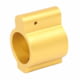 Guntec USA AR-15 Aluminum Low Profile .750 Gas Block, Anodized Gold, GT750L-GOLD
