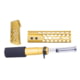 Guntec USA AR-15 Honeycomb Pistol Furniture Set, 7in, Anodized Gold, AR-HCP-SET-GOLD