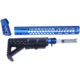 Guntec USA AR-15 Honeycomb Series Complete Furniture Set, Gen 2, Anodized Blue, HC-SET-G2-BLUE