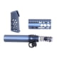 Guntec USA AR-15 Micro Honeycomb Pistol Furniture Set, Anodized Grey, MICRO-HCP-SET-GREY