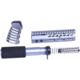 Guntec USA AR-15 Pistol Furniture Set, Anodized Grey, AR-PISTOL-SET-MLK-GREY